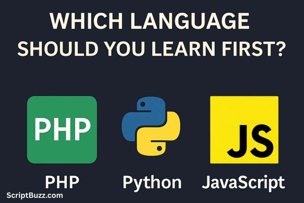 PHP vs. Python vs. JavaScript: Which Language Should You Learn First? 1 which language should you learn first